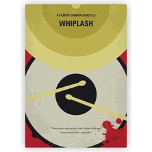 Zinbooz Whiplash Filmi Minimal Ahşap Poster 20 x 29 cm