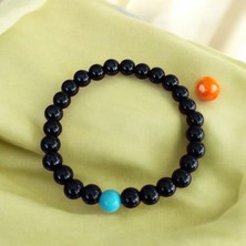 Mga Doğaltaş Turkuaz Bileklik Oniks Bileklik Gerçek Doğal Taş Bileklik