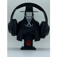 Kemx Kulaklık Standı - Büst, Dekorasyon - V For Vendetta