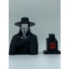 Kemx Kulaklık Standı - Büst, Dekorasyon - V For Vendetta