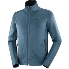 Salomon Sntıal Mıdfleece Fz M Erkek Ceket LC2329000 Mavi