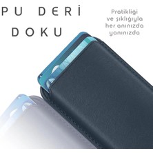 Ventus Magsafe Deri Cüzdan iPhone 11/12/13/14/15/16 Serisi Ile Uyumlu Manyetik Kartlık