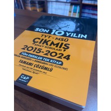 Çap Yayınları Tyt- Msü Son 10 Yılın Çıkmış Soruları (2015-2024)