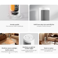 Xiaomi Fan Heater Anında Sıcaklık Hızlı Isıtma-Fanlı Dikey Isıtıcı 2000W