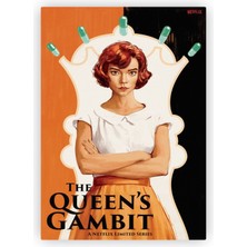 Zinbooz The Queen's Gambit Ahşap Poster 20 x 29 cm