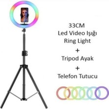 Blue Spectrum MJ33 Rgb Ring Light 33 cm LED Video Işığı