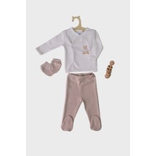 Kids Little Store Nakışlı  Pamuk 10'lu My Teddy Hastane Çıkışı Seti