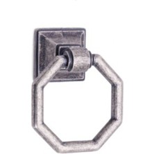 System 3171 Sallantılı Kulp Eskitme Gümüş Renk 50 mm