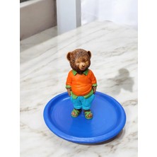 Sister Home Design Teddy Bear Ralph L Çerezlik - Kahvaltı - Kahve - Meyve Sunum Tabağı