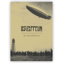 Zinbooz LED Zeppelin By LED Zeppelin Ahşap Poster 20 x 29 cm