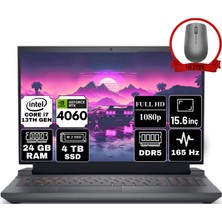 Dell Gaming G15 5530 Intel Core I7-13650HX 24GB 4tb SSD RTX4060/8GB 15.6" Full Hd 165Hz W11H Gaming Laptop G155530013U-A34