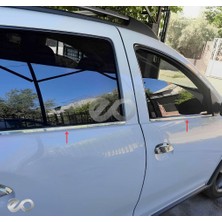 Ebal Oto Dacia Sandero Stepway Krom Cam Çıtası Seti 4 Prç. 2012 Üzeri Paslanmaz Çelik