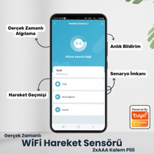 Novato Wifi Hareket Sensörü ( Tuya Smart Life Uyumlu )