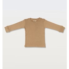 Kids Little Store Bej  Organik Pamuk Gots Ikili Takım 0-4 Yaş