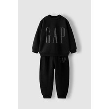 Gap Baby Yeni Sezon Gap Punch Işlemeli3 Ip Pamuk Kumaş Gap Alt-Üst Takım / Kız Çocuk