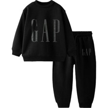 Gap Baby Yeni Sezon Gap Punch Işlemeli3 Ip Pamuk Kumaş Gap Alt-Üst Takım / Kız Çocuk
