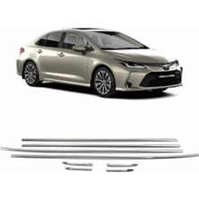 Mm Oto Toyota Corolla Cam Çıtası 8 Parça Krom Komple 2019-2021 Arası