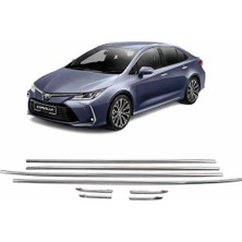 Mm Oto Toyota Corolla Cam Çıtası 8 Parça Krom Komple 2019-2021 Arası