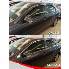 Toyota Corolla Cam Çıtası Kromu Çerçeve Nikelajı Komple 2007-2012