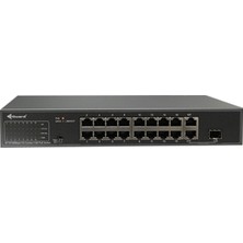 Biges Dahua 24-Port 100 Mbps + 2-Port Gigabit 240W Yönetilebilir Poe Switch