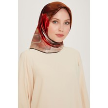 Armine 2024-2025 Sonbahar-Kış Sezonu % 100 Twill Ipek Eşarp 9244DT 05