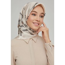Armine Dj Saf Ipek Eşarp 8656D (S)  (Nostalji Sura)