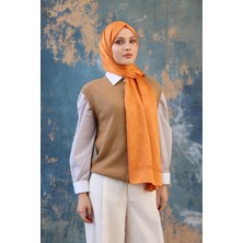 İpekhan Fall Winter İpeksi Jakar Şal Turuncu 9018-03