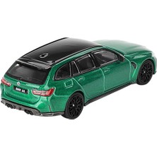 Mini Gt 764 Bmw M3 Competition Touring Isle Of Man Green Metallic Lhd Model Araba