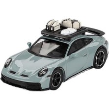 Mini Gt 780 Porsche 911 Dakar Shade Green Metallic Lhd Model Araba