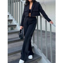 Bengüş Butik Şerit Detaylı Ikili Takım