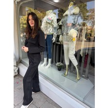 Bengüş Butik Şerit Detaylı Ikili Takım