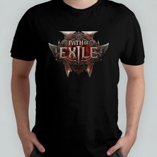 Pixxa Path Of Exile 2 Temalı %100 Pamuklu Bisiklet Yaka T-Shirt Model 1