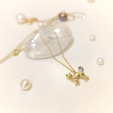 Kedi Kolye 14 Ayar Altın Hd Videolu