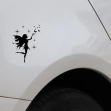 TSC Araba Peri Sticker Siyah Renk 20 cm