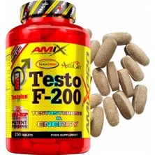 Amix Amixpro TESTOF-200 Daa Aspartic Acid + Tribulus + Maca + Akg Arginine / 250 Tabs