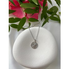 Çelik Silver Güneş Kolye