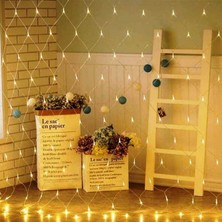 Vıp Ağ LED Işık Noel Işığı Dekor Ağ LED Işık 2x2 Gün Işığı Ağ LED Işık Eklemeli 220 Volt Fişli Model