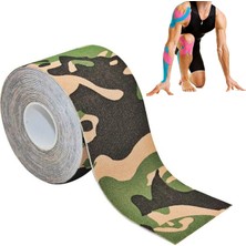 Boldy Kamuflaj Kinesio Sporcu Bandı - Camo Kinesiotape Bantlama - Sakatlık Bandı - Kinesio Bant - Kinezyo Bant - Kinesiotape 5CMX5M.