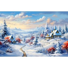 Aden Kış Temalı Kanvas Tablo