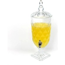Tamu Cam Şerbetlik Lüks 2 Litre Kokteyl Limonata Meşrubat Sebil