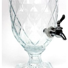 Tamu Cam Şerbetlik Lüks 2 Litre Kokteyl Limonata Meşrubat Sebil