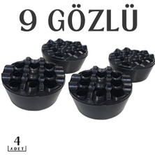 Takaz Global Plastik Küllük 9 Gözlü Emma Design 4 Adet 718595