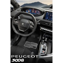 Peugeot 3008 Premium Eva Paspas Seti Tam Set Paspas Takımı - Siyah