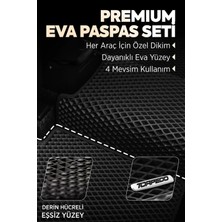 Torpedo Fiat Egea Hücreli Premium Eva Paspas Seti Tam Set Paspas Takımı Siyah