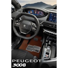 Peugeot 3008 Premium Eva Paspas Seti Tam Set Paspas Takımı - Kahve