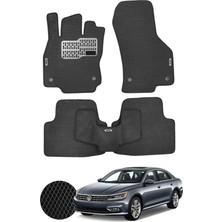 Torpedo Volkswagen Passat B8 Hücreli Premium Eva Paspas Seti Tam Set Paspas Takımı Siyah