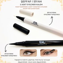 SAYE STORES Suya Dayanıklı 6'lı Takma Kirpik Seti + 2 Adet Kalem Yapıştırıcı + Takma Aparatı