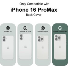 Wowacs Apple iPhone 16 Pro Max ile Uyumlu Telefon Kılıfı Kadife Iç Yüzey Soft Tasarım Lansman Kılıf