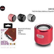 Mini Bass Speaker Bluetooth Güçlü Bas Tf Kart Uyumlu