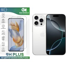 ECR MOBILE Apple iPhone 16 Pro Ekran Koruyucu 9h Esnek Nano Cam Tam Uyumlu Şeffaf